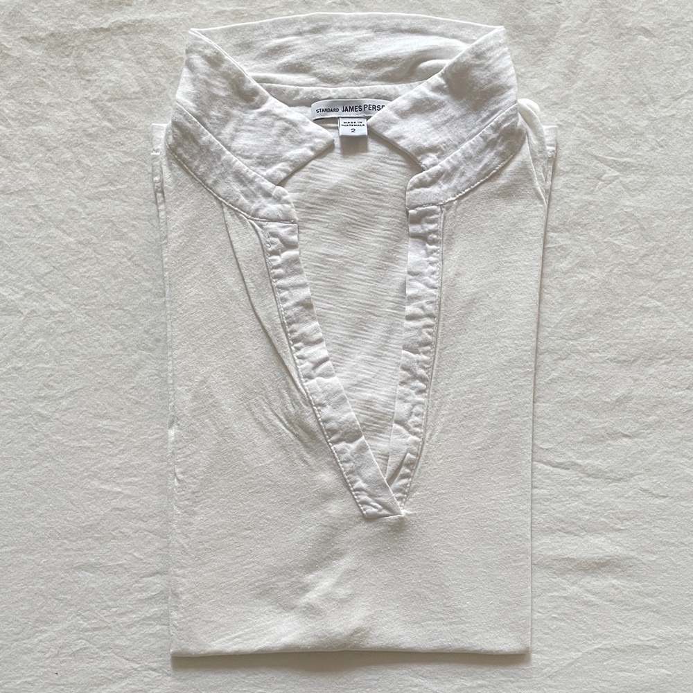 James Perse Standard Polo Tee
